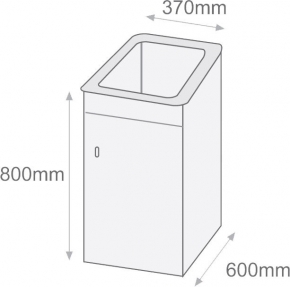 Medidas mueble Apolo Melamina