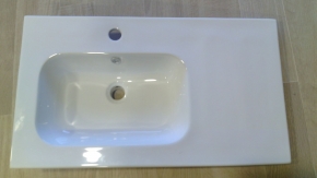 Lavabo de porcelana extraplano