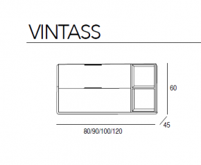 Medidas Vintass con lavabo integrado