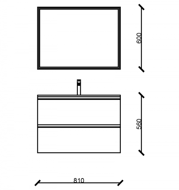 Comprar MUEBLE DE BAÑO SPIRIT 100 CM de SALGAR + REGALO baratos