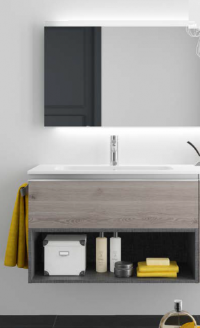 NUEVA COLECCIÓN MUEBLE DE BAÑO SPIRIT 1CAJON 1 HUECO. SALGAR