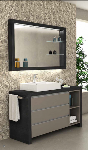 Mueble de baño Olimpo, a suelo de 120cm. Virbeco