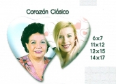 FOTO PORCELANA FORMA CORAZÓN CLÁSICO 