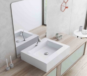 Encimera lavabo Solid-surface Padova, Anywaysolid