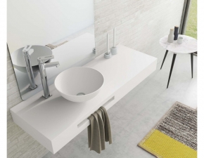 LAVABO SOBRE ENCIMERA SOLID MODELO BOLONIA  ANYWAYSOLID