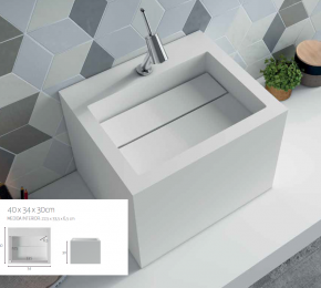 Lavabo Solid Surface Compac. Anywaysolid