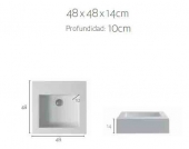 LAVABO SOLID SURFACE ROMA. ANYWAYSOLID