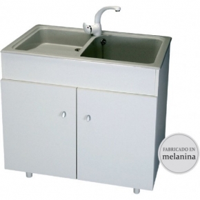 MUEBLE DE MELAMINA COLOR BLANCO SYAN