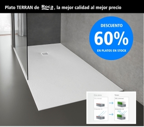 OFERTA PLATO DE DUCHA TERRAN  ROCA