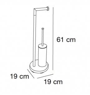 PORTAESCOBILLERO  DE PIE MODELO MEDITERRANEA 40242