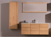 Mueble de baño Modular de Madera a medida Vichy. Novamuel