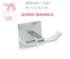 .PERCHA PLAFON ADHESIVO MONACO. BELTRAN