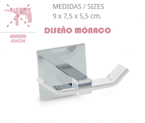 PERCHA PLAFON ADHESIVO MONACO. BELTRAN.