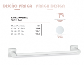 BELTRAN TOALLERO  DISEÑO PRAGA  NOVEDAD 10840