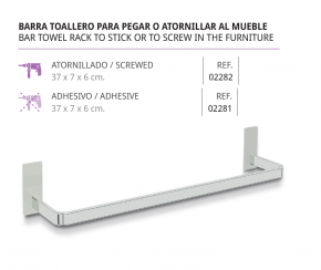 TOALLERO  PARA  PEGAR EN MUEBLE DE BELTRAN 02282/02281