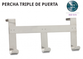 PERCHA TRIPLE DE PUERTA 897 DE BELTRAN