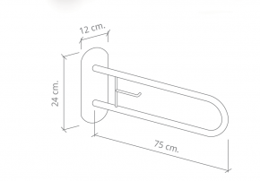 ASA DE PARED FIJO  MOD 304 - BELTRAN 02607