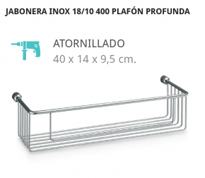 JABONERA INOX 18/10 400  - BELTRAN 3310