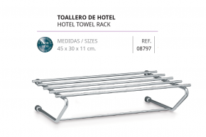 TOALLERO DE HOTEL ACERO INOX  MOD. 14 - Beltran