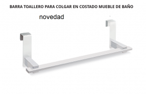 BELTRAN BARRA TOALLERO PARA COLGAR EN COSTADO MUEBLE DE BAÑO 