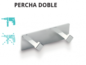 PERCHA DOBLE ADHESIVA - BENTRAL 00996 