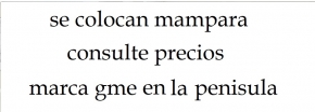 MAMPARA PLEGABLE GLASS CON CIERRE IMAN A PARED GME