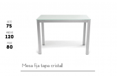 MESA FIJA DE CRISTAL 75770 NOVEDAD