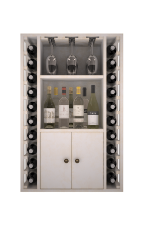 BOTELLERO SERIE GODELLO EW 2521  20 BOTELLAS + LICORES + 9 

mueble botellero madera