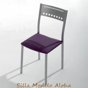 SILLA DE COCINA DE ACERO ALOHA. BAILEN