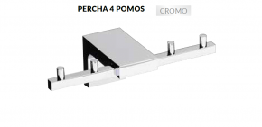 PERCHA 4 POMOS DE MODELO SGMA MEDITERRANEA