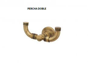 PERCHA DOBLE    MODELO PAULA DE MEDITERRANEA