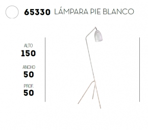 LAMPARA DE PIE MODELO 65330 HISPANOHOGAR 