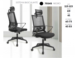 SILLA OFICINA EXECUTIVE  MODELO 75545 HISPANOHOGAR NUEVO