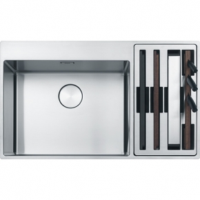 FREGADERO MODELO BOX CENTER BWX 220-54-27 TL ACERO INOX FRANKE 