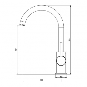 GME GRIFERIA COCINA MONOMANDO MODELO ROUND NOVEDAD 3142