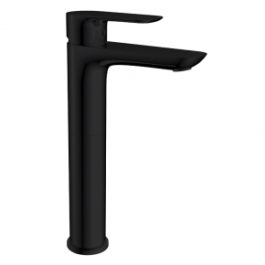 GME GRIFO CAÑO ALTO DE LAVABO MONOMANDO CASSIO NEGRO 3102 NOVEDAD