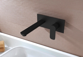 GME GRIFERÍA EMPOTRABLE DE LAVABO CASSIO NEGRO 3049 NUEVO