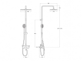 ROCA COLUMNA DE DUCHA CON REPISA EVEN  NOVEDAD