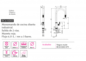 Grifos de cocina Luisina