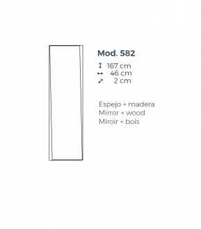 ESPEJO MODELO 582  HERDASA