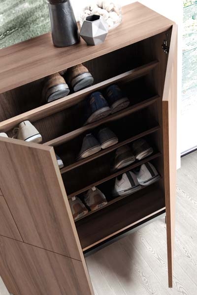 Mueble Zapatero en madera de haya con - Decoración Beltrán