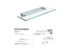 ESTANTERIA DE BAÑO BELTRAN 00450 O 00451