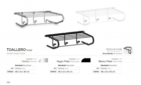 TOALLEROS DE HOTEL Y PERCHA - BELTRAN 08891 ENVÍO GRATIS A LA PENISULA