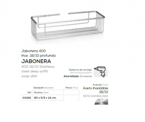 JABONERA INOX - BELTRAN 03325