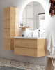 MUEBLE DE BAÑO MOMENT DE MADERA NATURAL 2 CAJONES .SALGAR