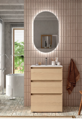 MUEBLE DE BAÑO MADERA NATURAL MOMENT 3 CAJONES SALGAR