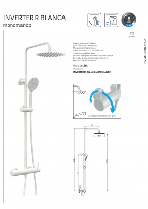 Columna ducha GME