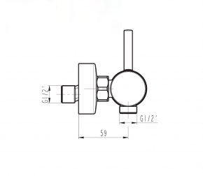 GRIFO DE DUCHA C/KIT SIRIO  ORO GME 3174OR