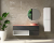 MUEBLE DE BAÑO MODULAR 2 ESTANTES Y 1 CAJON BLACK AND WHITE. KIOBATH - 