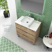 MUEBLE DE BAÑO 3 CAJONES CORFU.KIOBATH